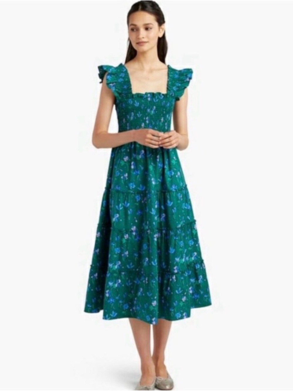 Hill House Ellie Nap Dress – Emerald Space